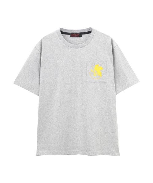 Love T Evangelion エヴァンゲリオン ルーズポケットtシャツ 9344mh マックハウス メンズ Mac House Men Magaseek