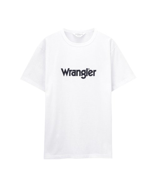 MAC HOUSE(men)(マックハウス（メンズ）)/WRANGLER ベーシックプリントTシャツ WT5082－218/ホワイト