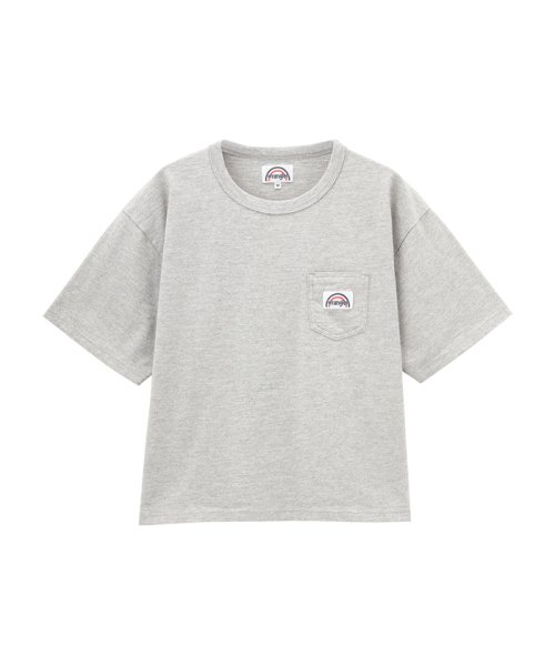 MAC HOUSE(women)(マックハウス（レディース）)/WRANGLER ポケット半袖Tシャツ WT5069－102/グレー
