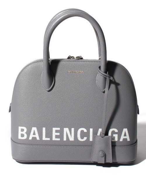 BALENCIAGA(バレンシアガ)/【BALENCIAGA】2WAYハンドバッグ/VILLE TOP HANDL S【PAPYRUS】/GRAY