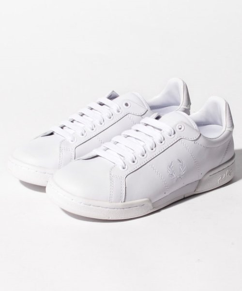 FRED PERRY(フレッドペリー)/【FRED PERRY】FRED PERRY B7222 LEATHER B7222 WHITE/WHITE