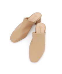 marjour(マージュール)/SQUARE TOE SLIPON/ベージュ