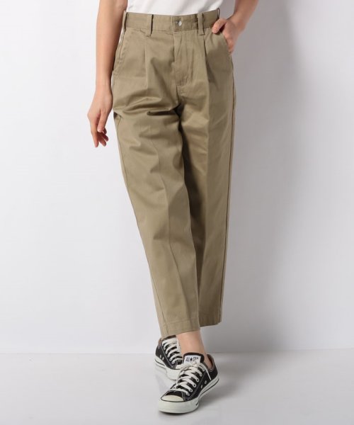 actuelselect(アクチュエルセレクト)/【Lee】TUCK TROUSER/ベージュ