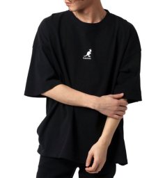 MARUKAWA(マルカワ)/【別注】【KANGOL】カンゴール ビッグシルエット ミニロゴ刺繍 半袖Tシャツ ユニセックス /ブラック