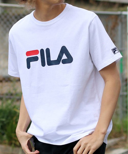 MARUKAWA(マルカワ)/【FILA】フィラ ロゴ 半袖Tシャツ/ホワイト