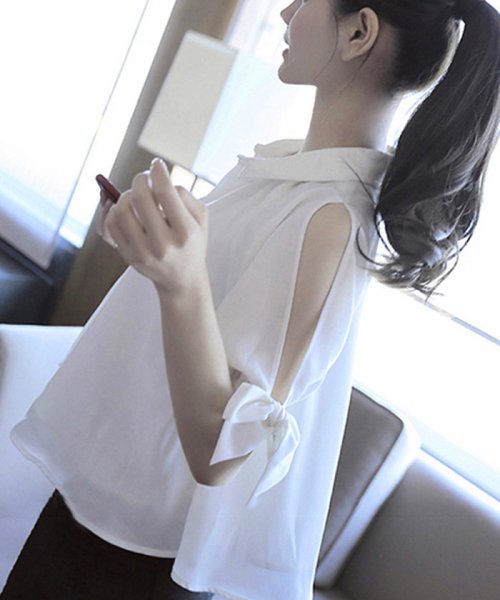 セール 肩出し シャツ リボン シャツ Ol 白 無地 トップス レディース 即納 ミニミニストア Miniministore Magaseek セール 肩出し シャツ リボン シャツ Ol 白 無地 トップス レディース 即納 ミニミニストア Miniministore Magaseek