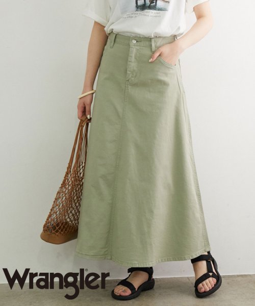 ROPE' PICNIC(ロペピクニック)/【WRANGLER×ROPE' PICNIC】カーペンタースカート/ダークグリーン（31）