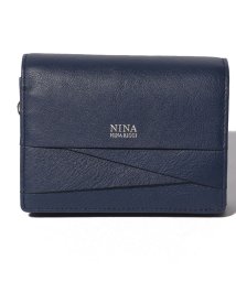  NINA NINA RICCI(ニナ・ニナ　リッチ)/二つ折りパース【ディエップパース】/ネイビー