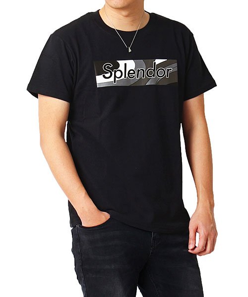 TopIsm(トップイズム)/ボックスロゴプリントクルーネック半袖Tシャツ/ブラック系5