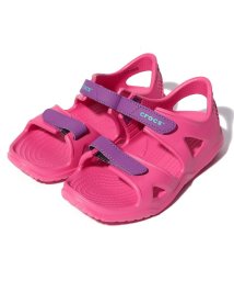 crocs(KIDS WEAR)(クロックス（キッズウェア）)/CROCS スウィフトウォーターリバーサンダル/ピンク