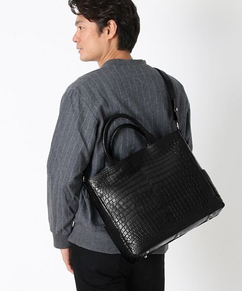 クロコダイルレザー トートバッグ レディース 本革 サンキョウショウカイ Sankyoshokai Magaseek クロコダイルレザー トートバッグ レディース 本革 サンキョウショウカイ Sankyoshokai Magaseek