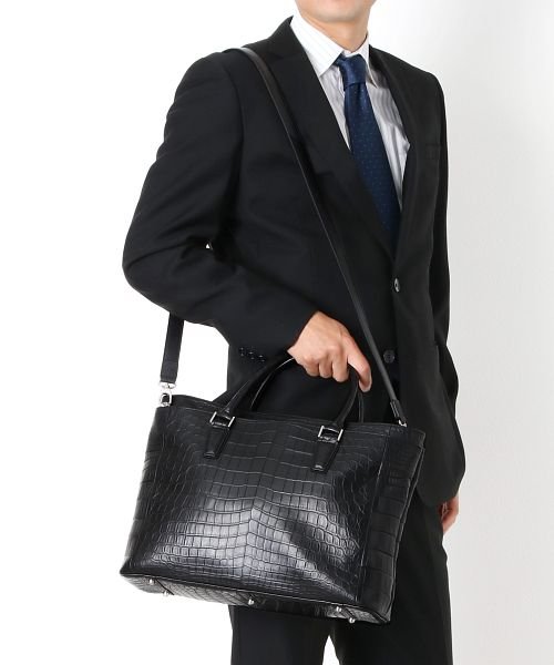 クロコダイルレザートートバッグ レディース サイズ対応 H C P サンキョウショウカイ Sankyoshokai Magaseek