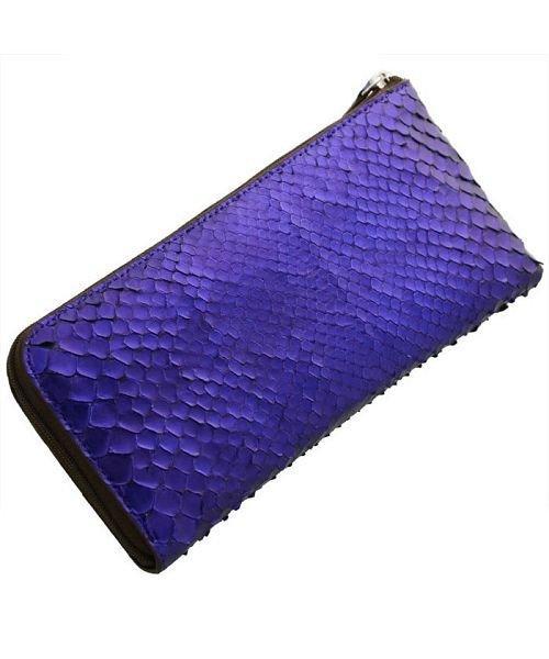L字型 ファスナー 長財布 スペイン産 ダイヤモンド パイソン L字型 パイソン W1208976320(9295円)