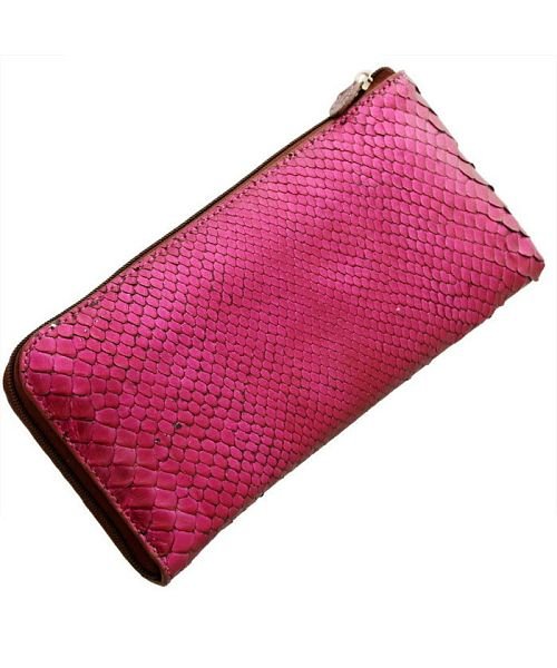 L字型 ファスナー 長財布 スペイン産 ダイヤモンド パイソン L字型 パイソン W1208976320(9295円)