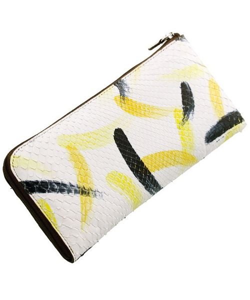 L字型 ファスナー 長財布 スペイン産 ダイヤモンド パイソン L字型 パイソン W1208976320(9295円)