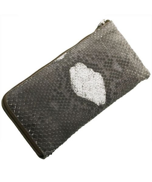 L字型 ファスナー 長財布 スペイン産 ダイヤモンド パイソン L字型 パイソン W1208976320(9295円)