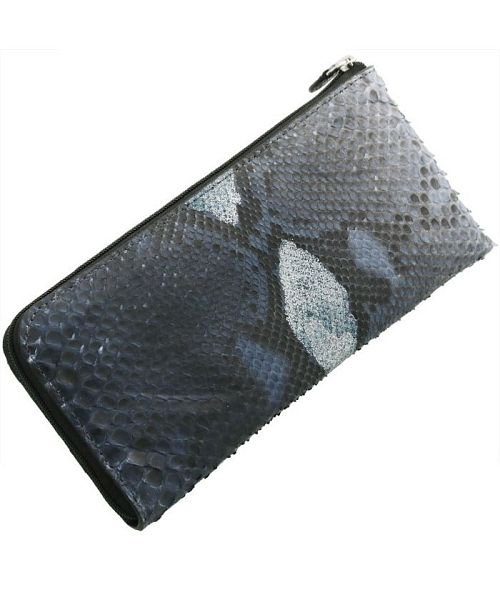 L字型 ファスナー 長財布 スペイン産 ダイヤモンド パイソン L字型 パイソン W1208976320(9295円)