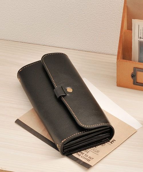 セール 5 Off Haleine 日本製 本革レザー 長財布 かぶせ レディース メンズ アレンヌ Haleine Magaseek