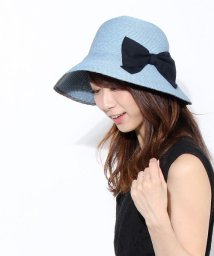 sankyoshokai(サンキョウショウカイ)/日本製 ペーパー ハット 帽子 レディース 折りたたみ/ブルー