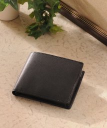 PRAIRIE(プレリー)/[PRAIRIE GINZA] キッドレザー 二つ折り財布 小銭入れ付き日本製/ブラック