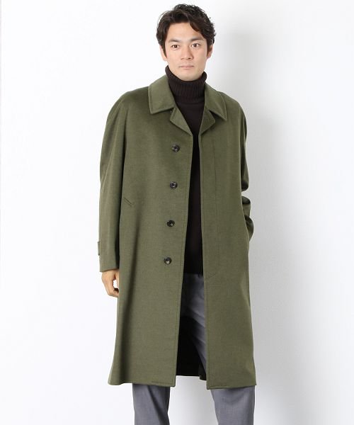 カシミヤコート ステンカラーコート メンズ サンキョウショウカイ Sankyoshokai Magaseek