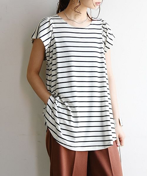 もちもちストレッチラッフルスリーブカットソー M L カットソー 夏 レディース 半袖tシャツ 半袖 トップス フリル 半袖シャツ ギャザー 重ね着 フリル アンドイット And It Magaseek もちもちストレッチラッフルスリーブカットソー M L カットソー 夏 レディース 半袖tシャツ 半袖 トップス フリル 半袖シャツ ギャザー 重ね着 フリル アンドイット And It Magaseek