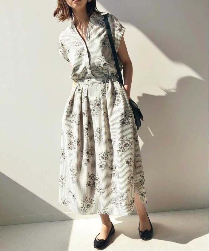 追加3 ストライプフラワースキッパーシャツワンピース イエナ Iena Magaseek 追加3 ストライプフラワースキッパーシャツワンピース イエナ Iena Magaseek