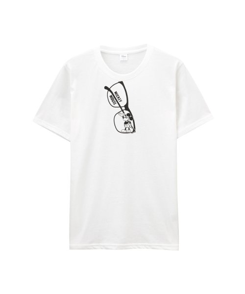 マックハウス メンズ Mac House Men Love T ミッキー メガネプリントtシャツ Magaseek