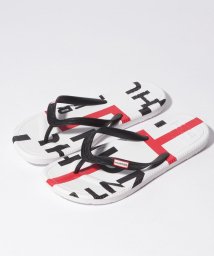 HUNTER(ハンター)/WOMENS EXPLODED LOGO FLIP FLOP/ブラック