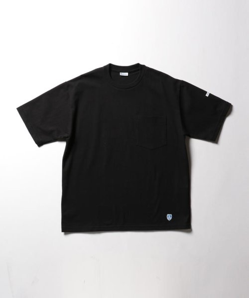 GLOSTER(GLOSTER)/【ORCIVAL/オーシバル】ポケット付Tシャツ/ブラック
