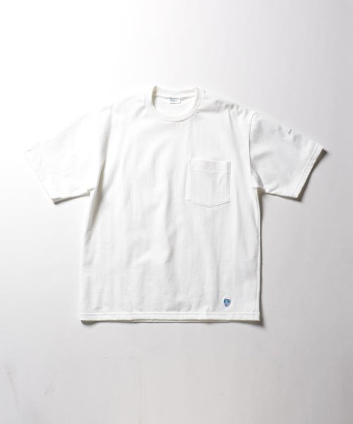 GLOSTER(GLOSTER)/【ORCIVAL/オーシバル】ポケット付Tシャツ/ホワイト