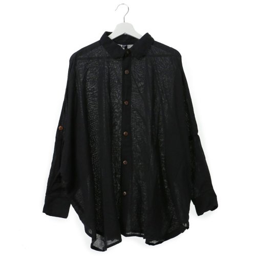 チャイハネ】yul ネパールコットンドルマンスリーブシャツ(502006715) チャイハネ(CAYHANE) MAGASEEK シャツ ブラウス yul ネパールコットンドルマンスリーブシャツ