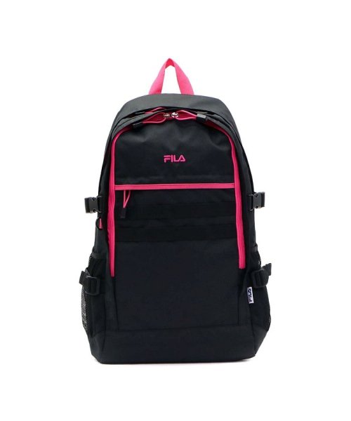 FILA(フィラ)/フィラ リュック FILA リュックサック 通学 中学生 高校生 通学用 通学リュック A4 B4 大容量 28L おしゃれ 別注 7220 7713/ブラック系1