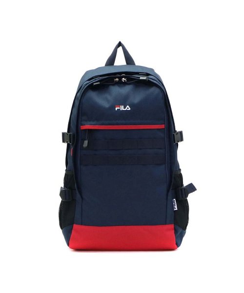 FILA(フィラ)/フィラ リュック FILA リュックサック 通学 中学生 高校生 通学用 通学リュック A4 B4 大容量 28L おしゃれ 別注 7220 7713/ネイビー系1