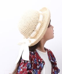 ROPE' PICNIC　KIDS(ロぺピクニックキッズ)/【ROPE' PICNIC KIDS】シフォンリボンペーパーハット/ベージュ（27）