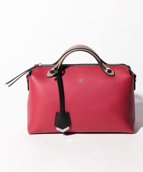 FENDI(フェンディ)/【FENDI】2WAYハンドバッグ/BY THE WAY MEDIUM【STRAWBERRY/BLACK/MULTICOLOR】/RED