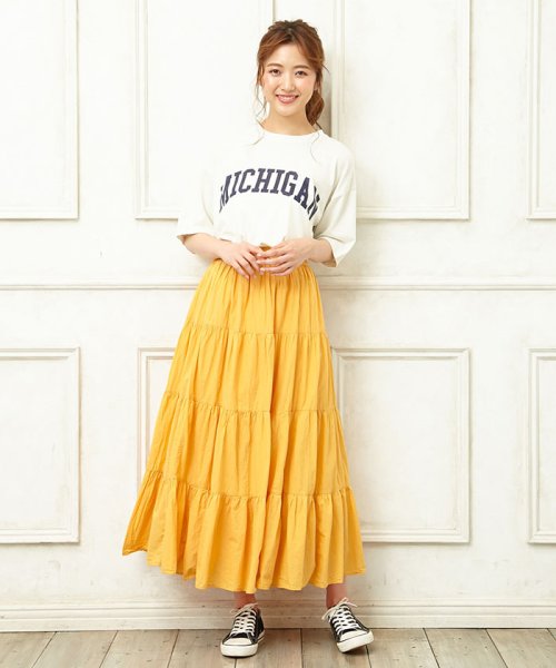 セール】コットンティアード/スカート(502011055) | イング(INGNI  