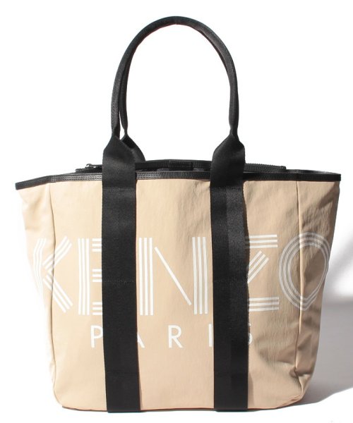 KENZO(ケンゾー)/【KENZO】KENZO LOGO トートバッグ/BEIGE