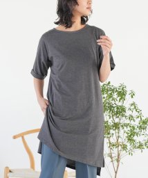 mili an deni/レディース ワンピース Tシャツ カットソー 半袖 スリット ショート丈/502026610