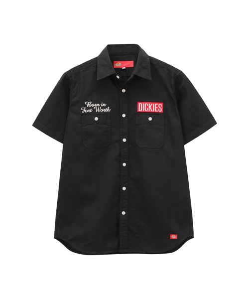 MAC HOUSE(men)(マックハウス（メンズ）)/Dickies ディッキーズ ワークシャツ 9270－1400/ブラック