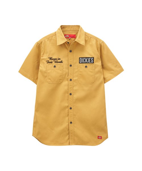 MAC HOUSE(men)(マックハウス（メンズ）)/Dickies ディッキーズ ワークシャツ 9270－1400/イエロー