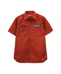 MAC HOUSE(men)(マックハウス（メンズ）)/Dickies ディッキーズ ワークシャツ 9270－1400/オレンジ