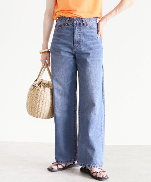 ゆったりデニムワイドパンツ レカ Reca Magaseek ゆったりデニムワイドパンツ レカ Reca Magaseek