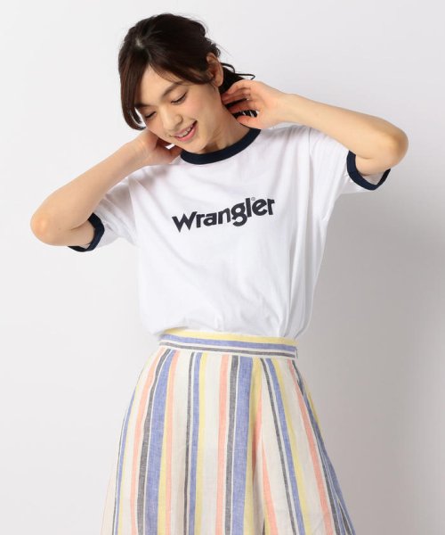 FREDY&GLOSTER(フレディアンドグロスター)/【Wrangler/ラングラー】Wrangler RINGER Tシャツ #WT5067/オフホワイト