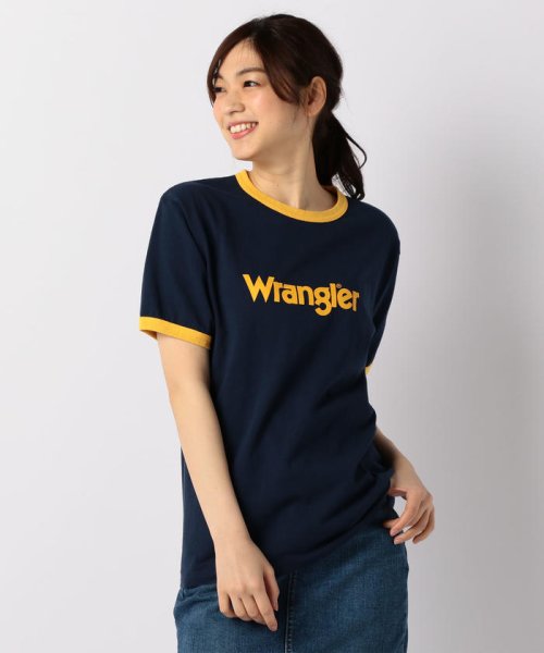 FREDY&GLOSTER(フレディアンドグロスター)/【Wrangler/ラングラー】Wrangler RINGER Tシャツ #WT5067/ネイビー