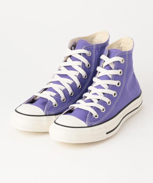 NOLLEY’S(ノーリーズ)/【CONVERSE/ コンバース】ALL STARウォッシュドキャンバスハイカットスニーカー/パープル