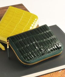 sankyoshokai(サンキョウショウカイ)/ヘンローン社製原皮使用 クロコダイル シャイニング コンパクト財布 レディース 全20色/その他