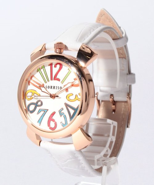 SP(エスピー)/【SORRISO】腕時計 SRF9 ユニセックス レディース腕時計/ホワイト系