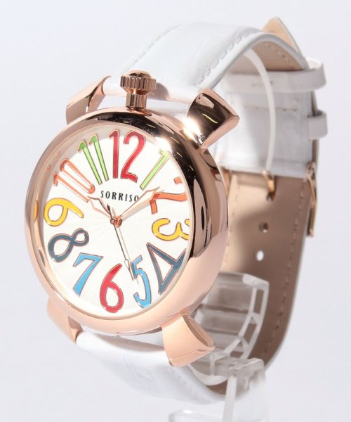 SP(エスピー)/【SORRISO】腕時計 SRF9L メンズ腕時計/ホワイト系