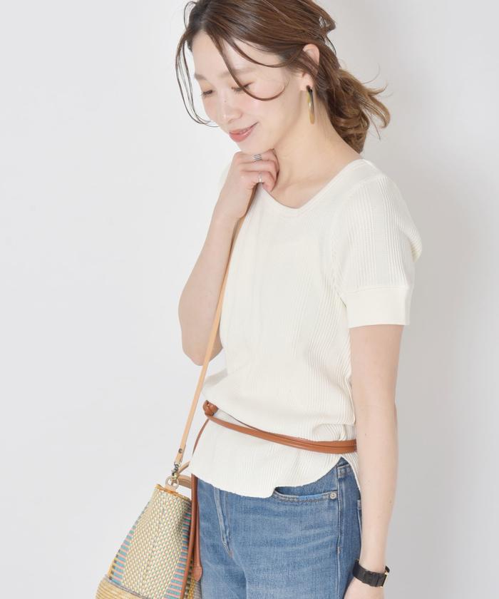 シップス ボーダーショートスリーブ◇/ (SHIPS for women) (レディース)